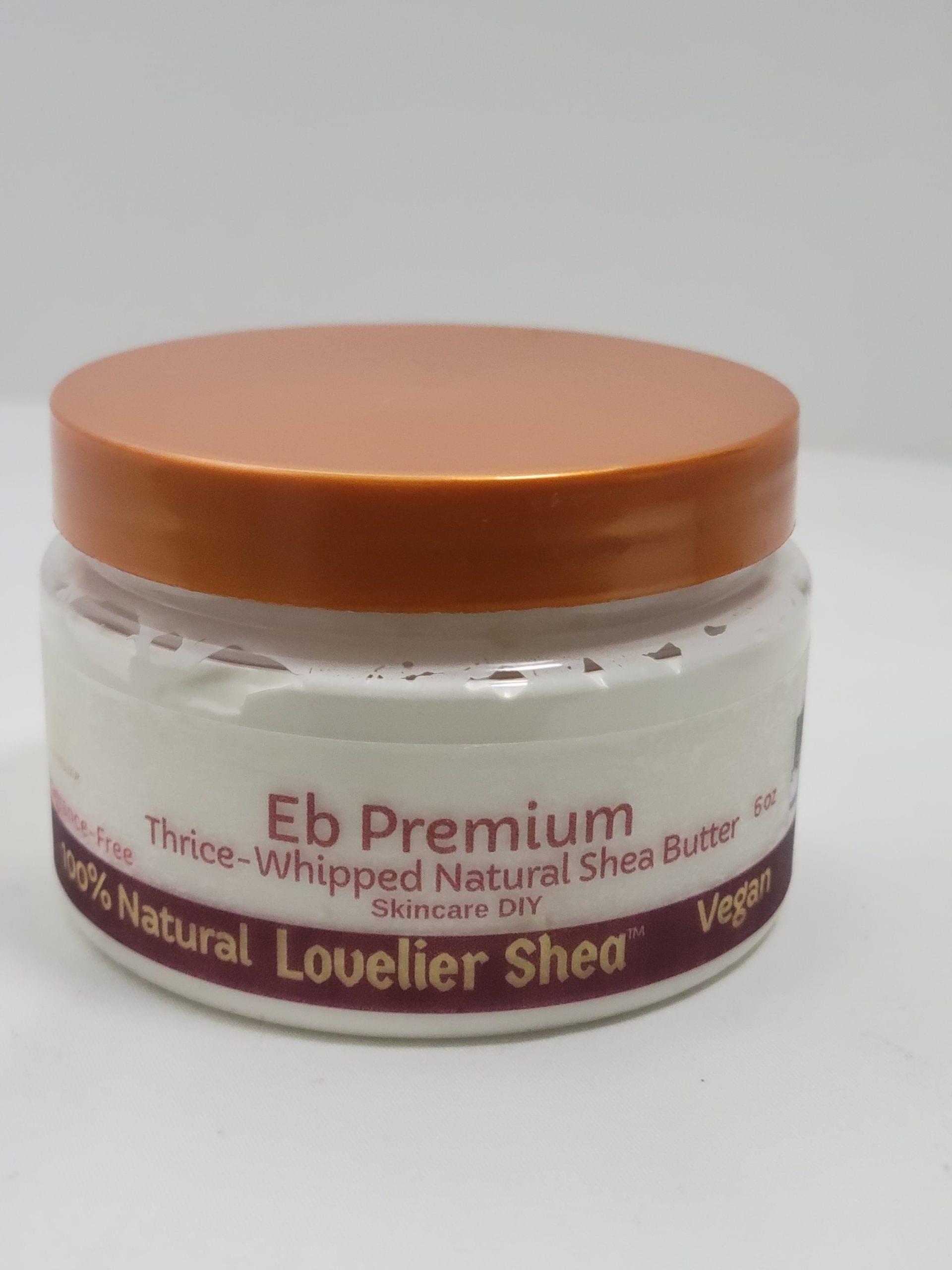 Lovelier Shea Eb Premium Thrice-Whipped Natural Shea Butter for Skincare DIY